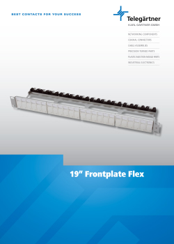 19 Zoll Frontplate Flex