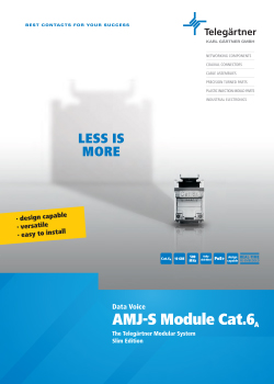 AMJ-S Module Cat.6A