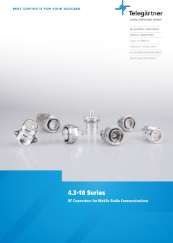 Coaxial Connectors 4.3-10 Series