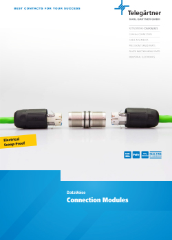 Connection modules