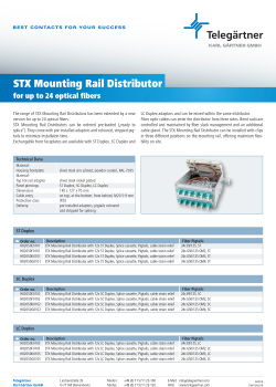 Mounting Rail Distributor TS24