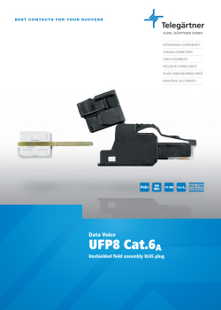 RJ45 plug UFP8