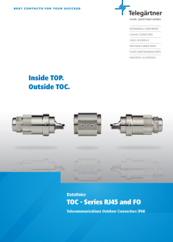 TOC-Series RJ45 and FO