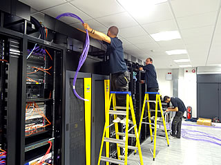 data centre cable installation